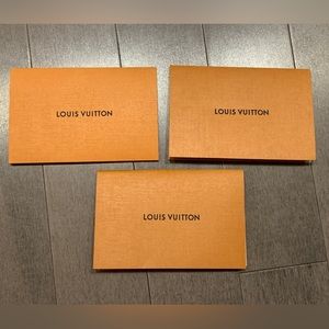 Set of 3 - Louis Vuitton receipt holder